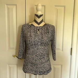 Ann Taylor Polka-Dotted Top